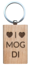 Schlüsselanhänger "I MOG DI" aus Holz